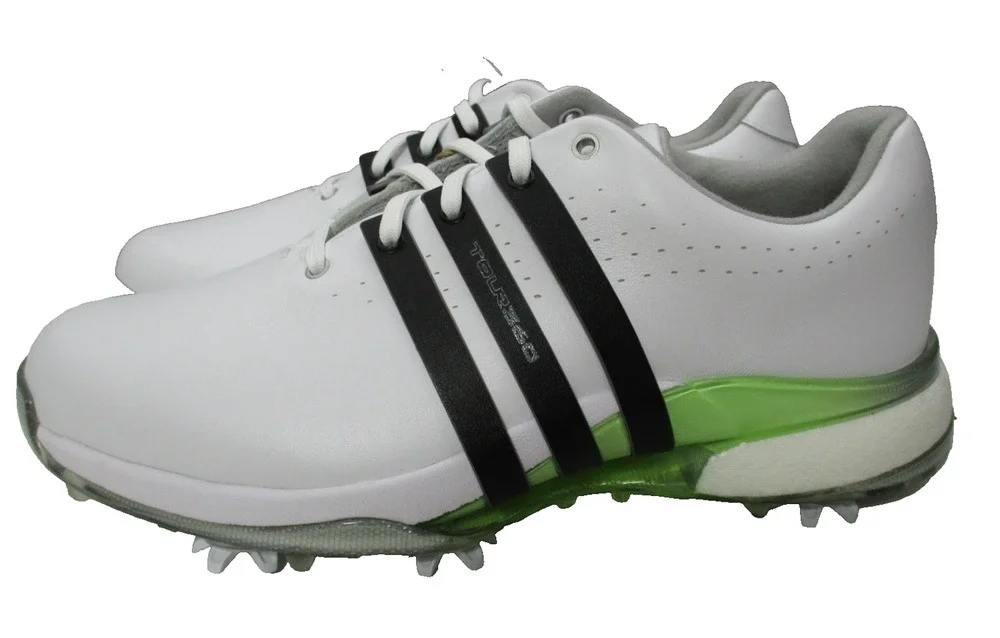 Adidas Tour360 22 Golf Shoes Womens Sz 7 US Spiked Waterproof White